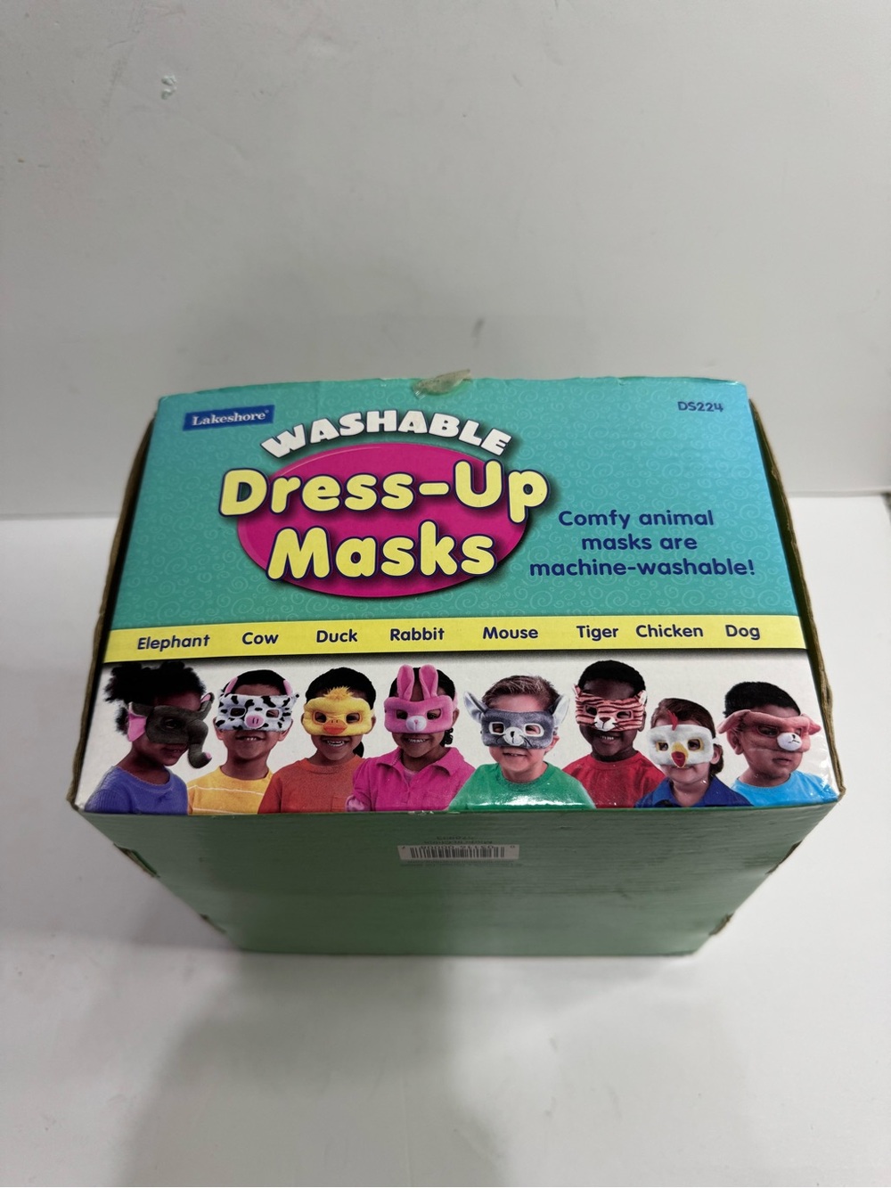 Lakeshore Washable Dress-Up Animal Masks Set of 7 (Missing One)